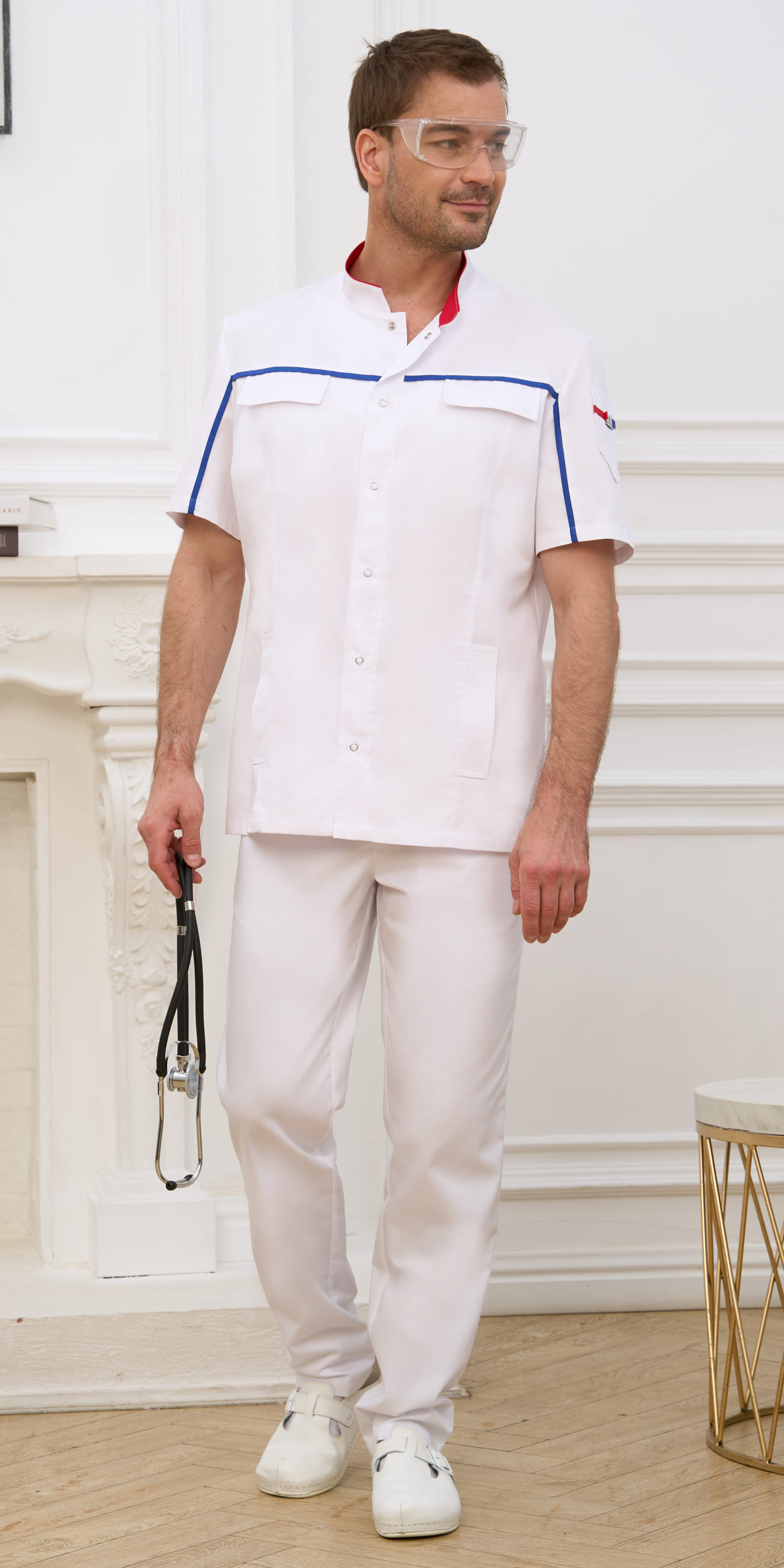 картинка Блузон мужской медицинский М-3251А/1б от магазина одежды и аксессуаров