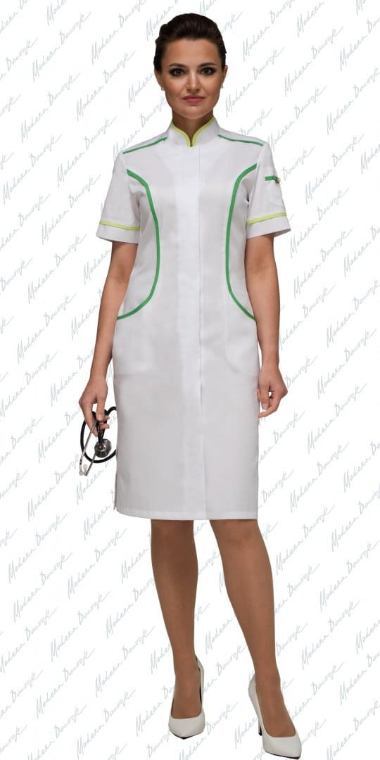 картинка Халат медицинский женский 10001А/1уKn от магазина одежды и аксессуаров