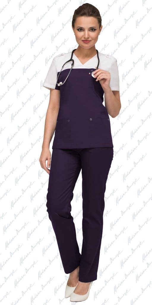 картинка Блузон медицинский женский М-10611CnFmб от магазина одежды и аксессуаров