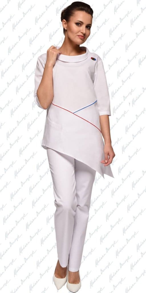 картинка Блузон медицинский женский М-10864А1mб от магазина одежды и аксессуаров