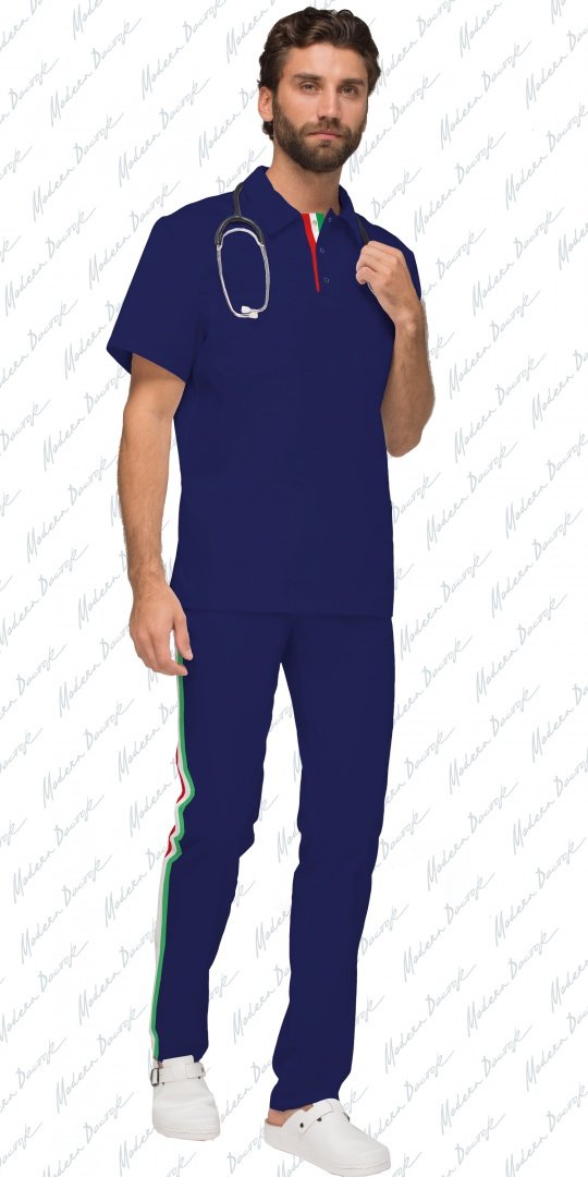 картинка Медицинский блузон мужcкой М-3411ТбKn от магазина одежды и аксессуаров