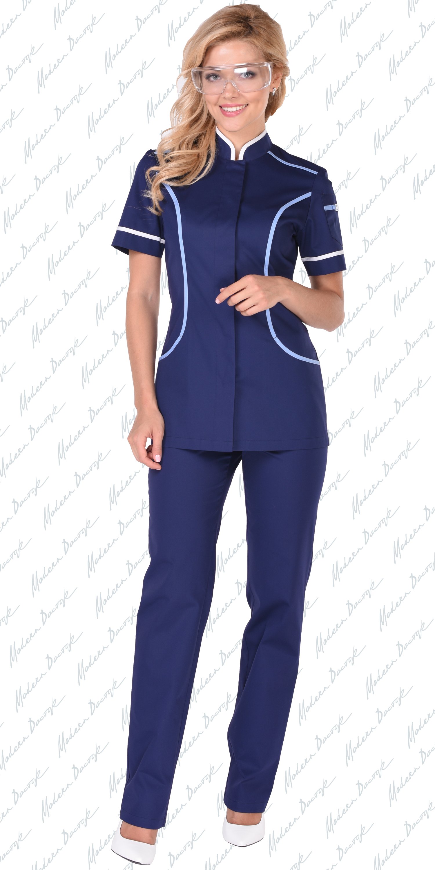 картинка Блузон медицинский женский 10001А/1бKn от магазина одежды и аксессуаров